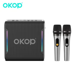 OKOP Bluetooth Speaker,Festival Party Music Speaker,Outdoor Large Volume Speaker,Portable Speaker,Microphone AI Speaker USB TF