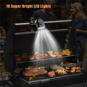 ​Portable Smart Touch LED Grill Light Lamp for BBQ Barbecue Grilling Outdoor Kitchen Accessories Tools 180 Degree Lighting Lamps [კოდი: 306]