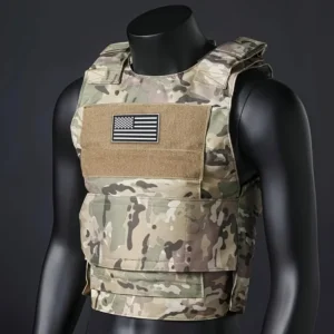 Molle Tactical Vest Adjustable Quick-Release Design Breathable Sleeveless Outdoor Training Vest For Hunting Fitness Airsoft Gear