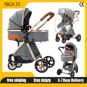 ​Compact Baby Stroller Lightweight Buggy Foldable Portable Pram New Model Travel Carriage Bestselling [კოდი: 107]
