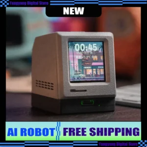 ​AI Desktop Robot Customizable DIY ESP32－S3MAX Retro Chat Robot Voice Dialogue Recognition Robot 3D Printing Voice Assistant Gift [კოდი: 105]