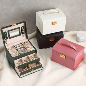 Elegant Three-Tier Jewelry Organizer with Drawers [code: 4699]